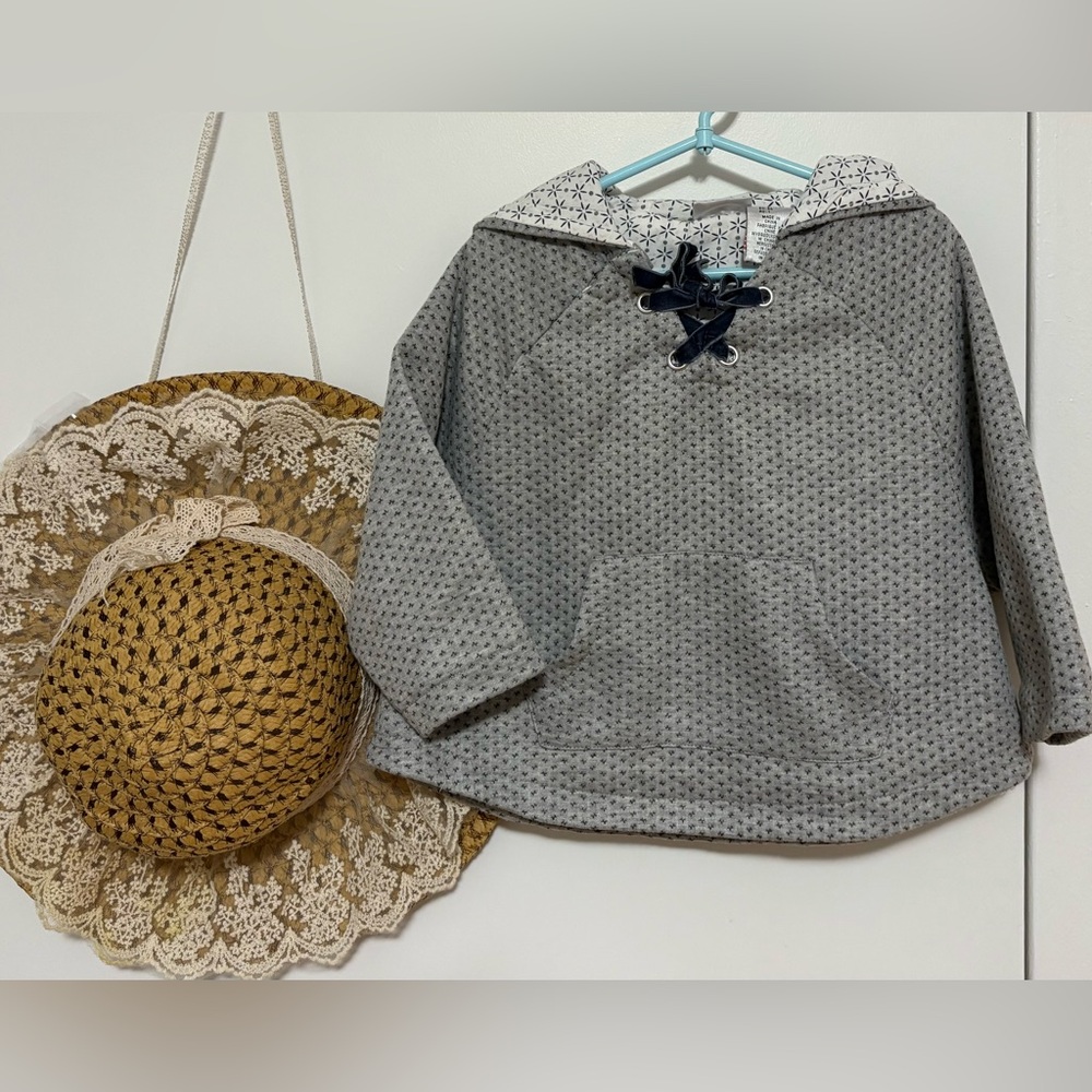 Max Studio Patterned Hooded Baby Jacket